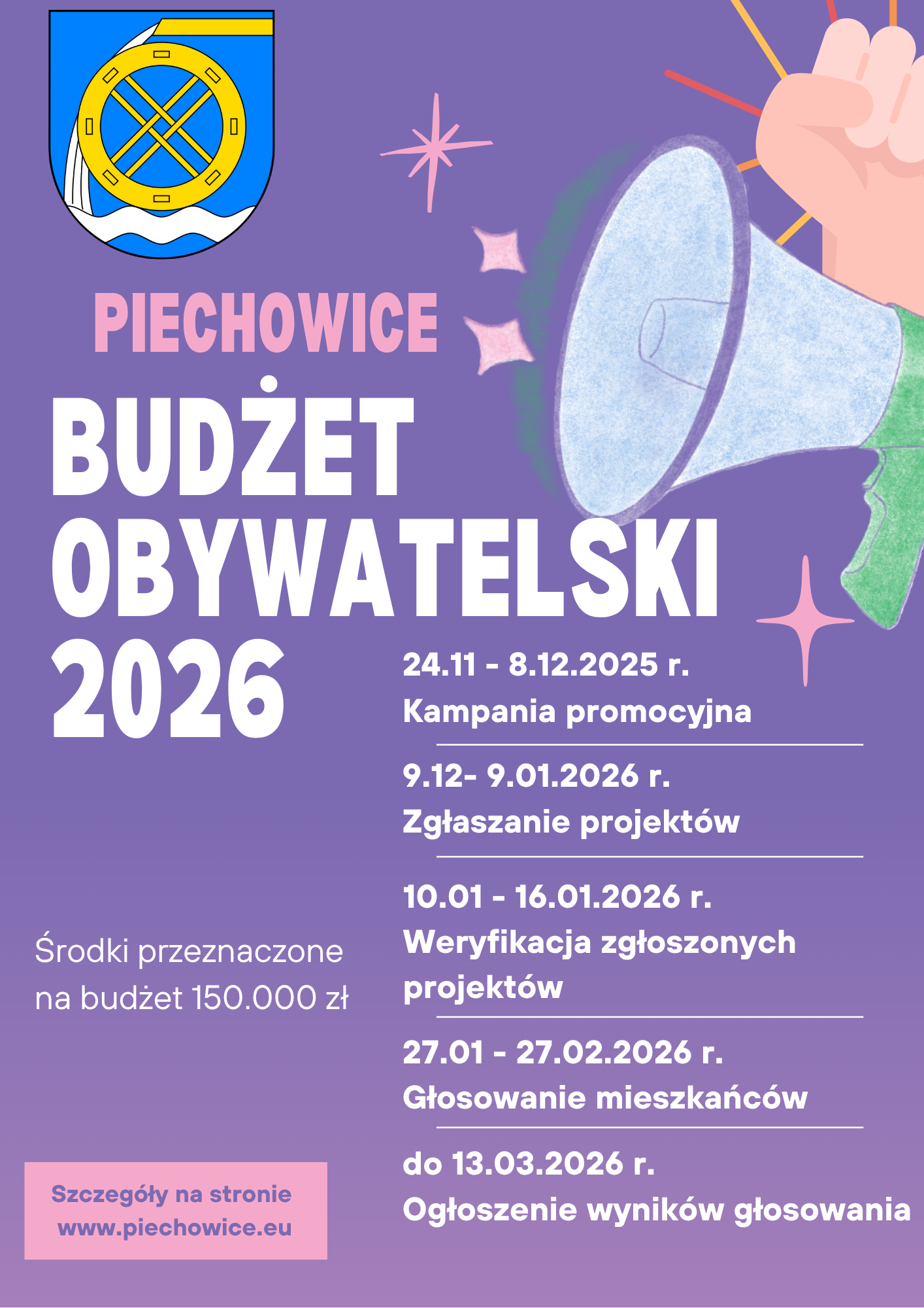 Plakat Budżet Obywatelski 2026
